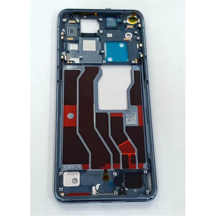 Carcasa central o marco azul para Oppo Find X3 Pro CPH2173 calidad premium