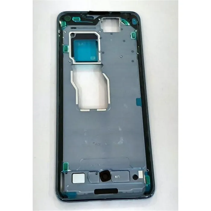 Carcasa central o marco azul para Oppo Find X3 Pro CPH2173 calidad premium