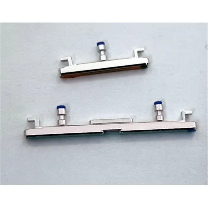 Set 2 botones dorados para Oppo Find X3 Pro CPH2173 calidad premium