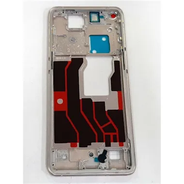 Carcasa central o marco rosa dorado para Oppo Find X3 Pro CPH2173 calidad premium