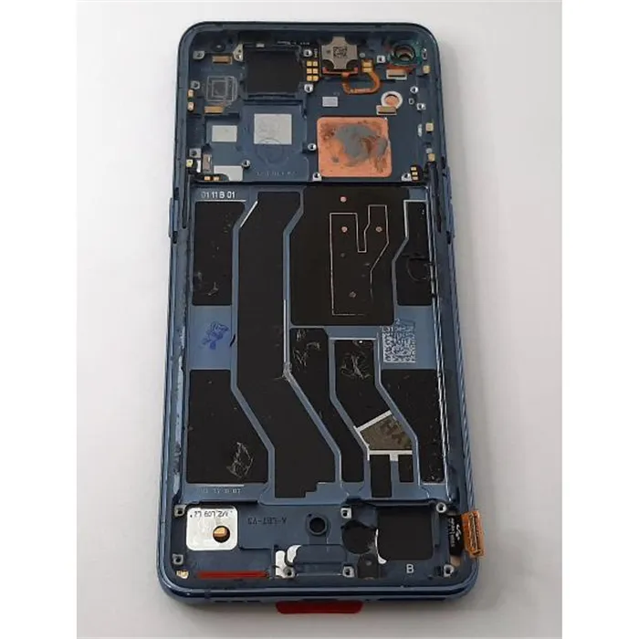 Pantalla lcd para Oppo Find X3 Pro CPH2173 mas tactil negro mas marco azul compatible