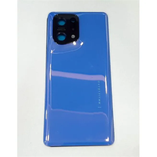 Tapa trasera o tapa bateria azul para Oppo Find X5 PFFM10 CPH2307 mas cubierta camara