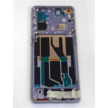 Pantalla lcd para Oppo Find X5 CPH2307 mas tactil negro mas marco purpura calidad premium