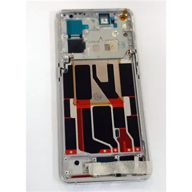 Pantalla lcd para Oppo Find X5 CPH2307 mas tactil negro mas marco plata calidad premium