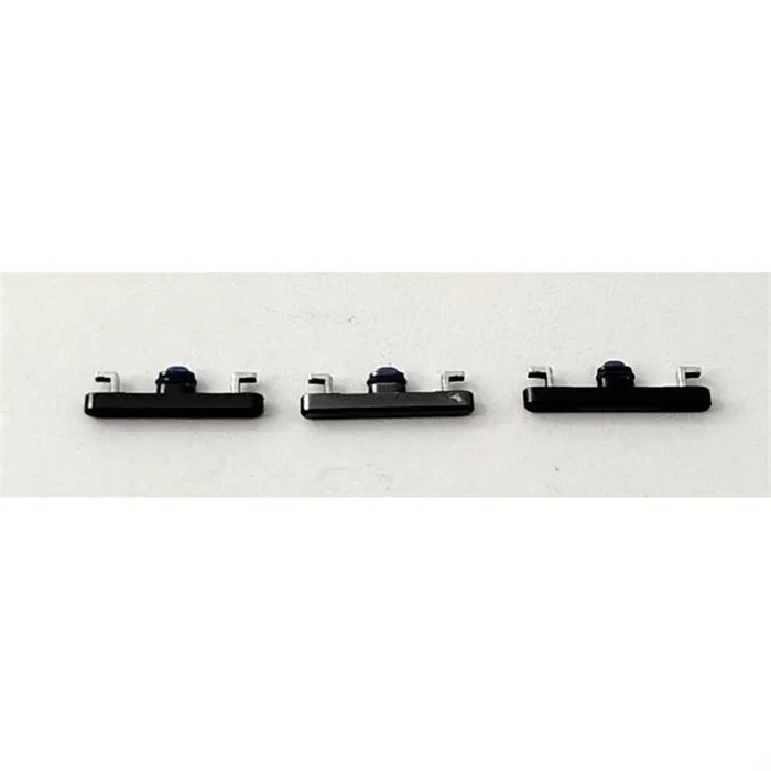 Set de 3 Botones laterales negros para Oppo Find X5 CPH2307 calidad premium
