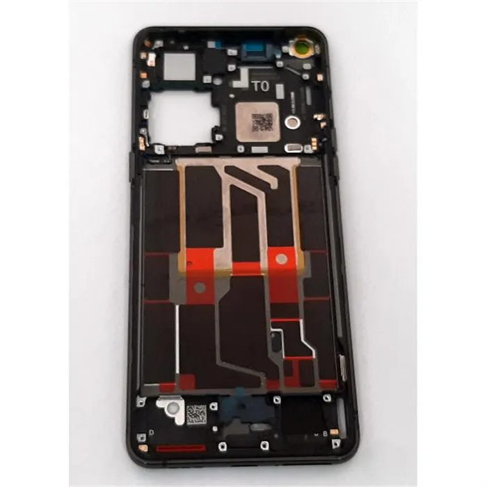 Carcasa central o marco negro para Oppo Find X5 Pro CPH2305 calidad premium