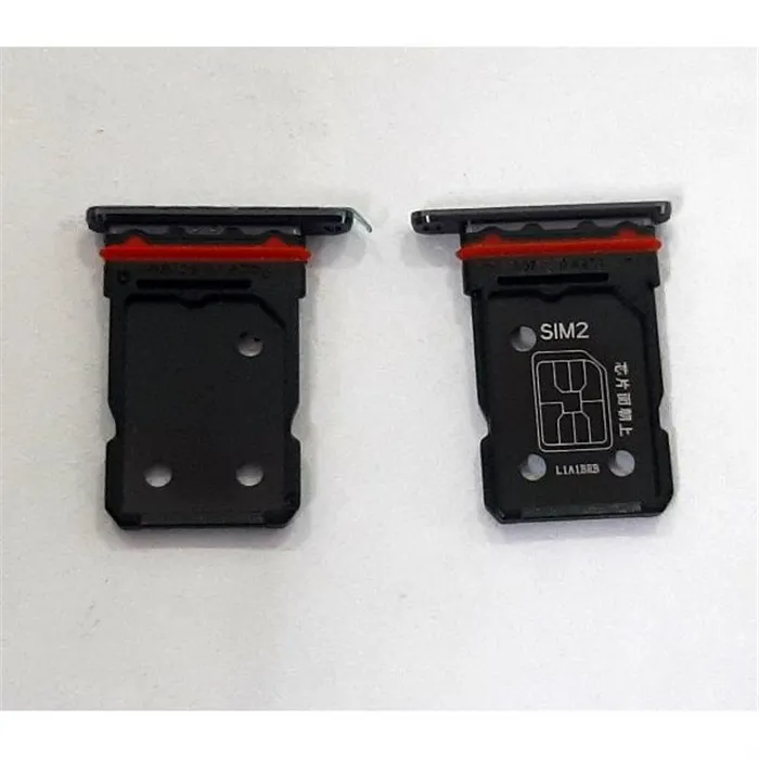 Soporte o bandeja single sim negra para Oppo Find X5 Pro CPH2305 calidad premium