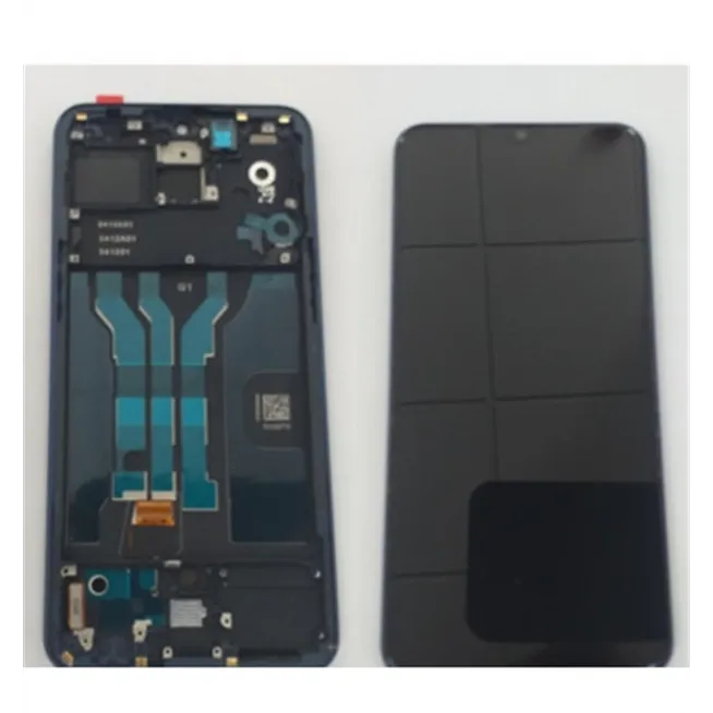 Pantalla LCD para Oppo R17 Pro RX17Pro CPH1877 mas tactil negro mas marco azul Premium