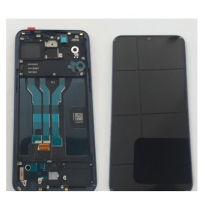 Pantalla LCD para Oppo R17 Pro RX17Pro CPH1877 mas tactil negro mas marco azul Premium