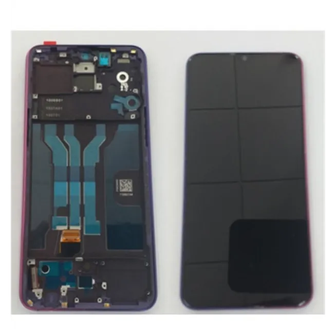 Pantalla LCD para Oppo R17 Pro mas tactil negro mas marco lila Premium