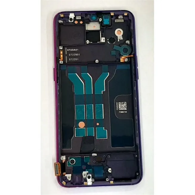 Pantalla lcd para Oppo R17 mas tactil negro mas marco azul compatible