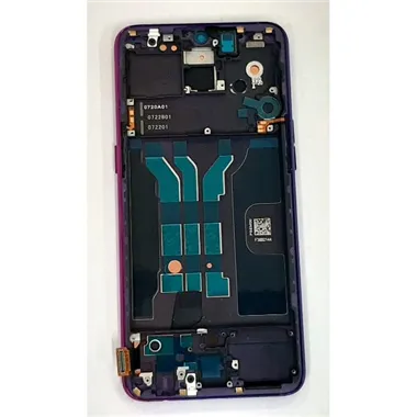 Pantalla lcd para Oppo R17 mas tactil negro mas marco azul compatible