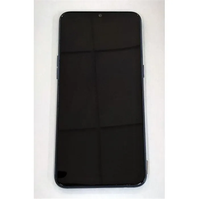 Pantalla lcd para Oppo R17 mas tactil negro mas marco azul oscuro compatible