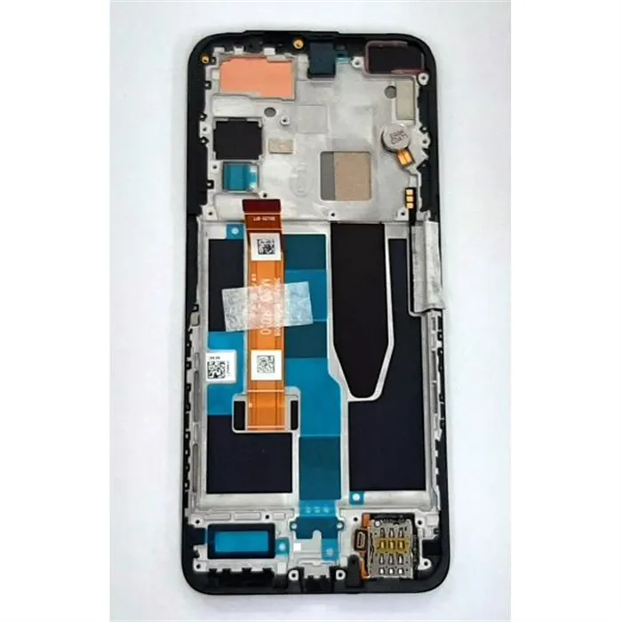 Pantalla lcd para Realme X3 SuperZoom Realme X50 5G RMX2051 mas tactil negro mas marco negro Service Pack