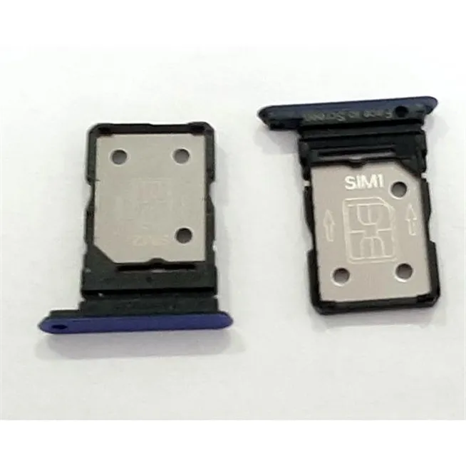 Soporte o bandeja dual sim azul para Oppo Realme X50 RMX2051 calidad premium