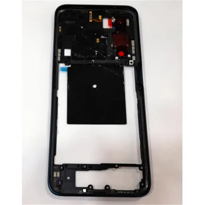Carcasa central o marco azul para Oppo Realme X50 calidad premium