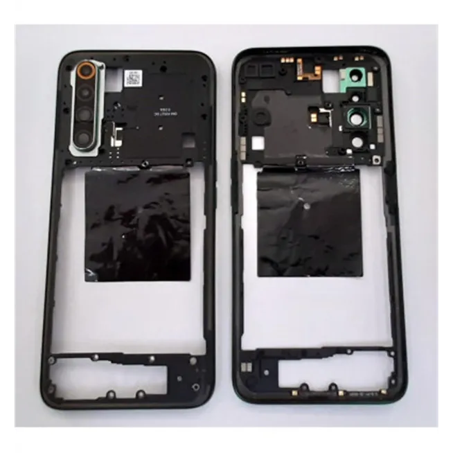 Carcasa central o marco verde para Oppo Realme X50 mas cubierta camara calidad premium