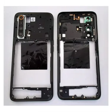 Carcasa central o marco verde para Oppo Realme X50 mas cubierta camara calidad premium