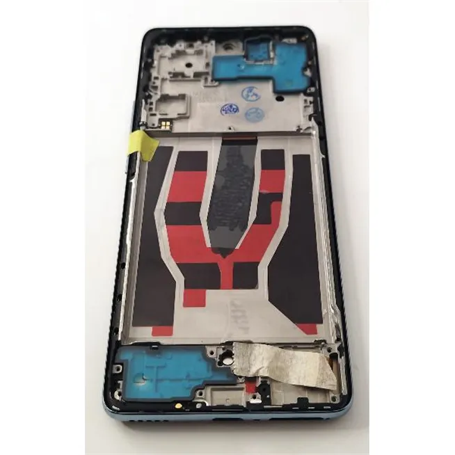 Pantalla lcd para Oppo Reno 10 5G CPH2531 mas tactil negro con marco azul compatible TFT