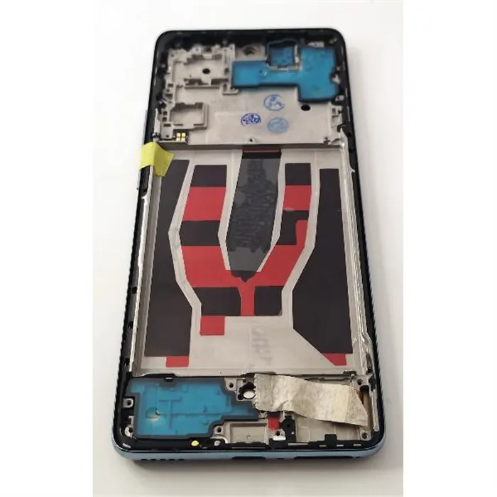 Pantalla lcd para Oppo Reno 10 5G CPH2531 mas tactil negro con marco azul compatible TFT