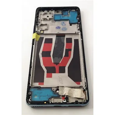 Pantalla lcd para Oppo Reno 10 5G CPH2531 mas tactil negro con marco azul compatible TFT