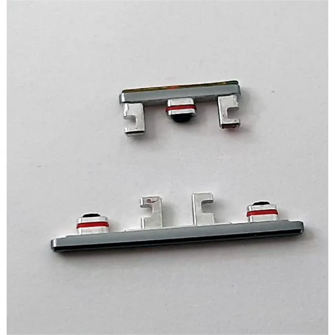 Set 2 botones gris para Oppo Reno 10 5G calidad premium