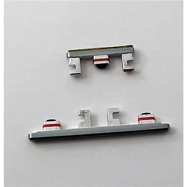 Set 2 botones gris para Oppo Reno 10 5G calidad premium