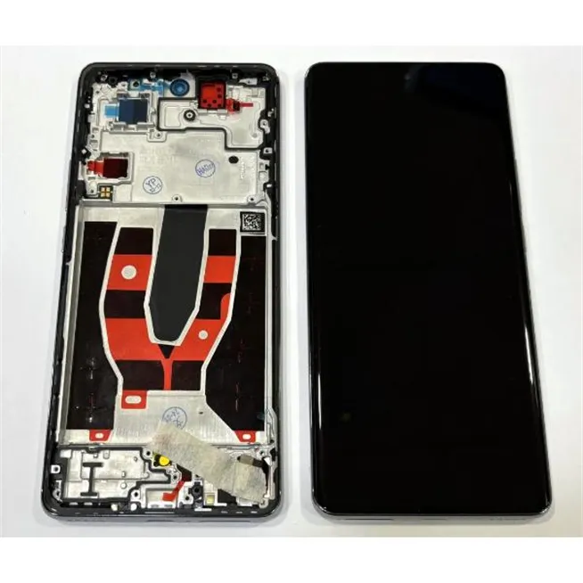 Pantalla LCD para Oppo Reno 10 5G mas tactil negro mas marco gris calidad premium