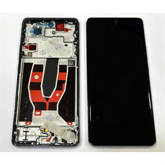 Pantalla LCD para Oppo Reno 10 5G mas tactil negro mas marco gris calidad premium