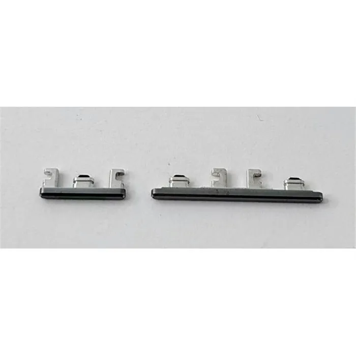 Set de 2 botones laterales plateados para Oppo Reno 10 Pro calidad premium