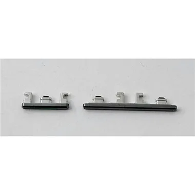 Set de 2 botones laterales plateados para Oppo Reno 10 Pro calidad premium