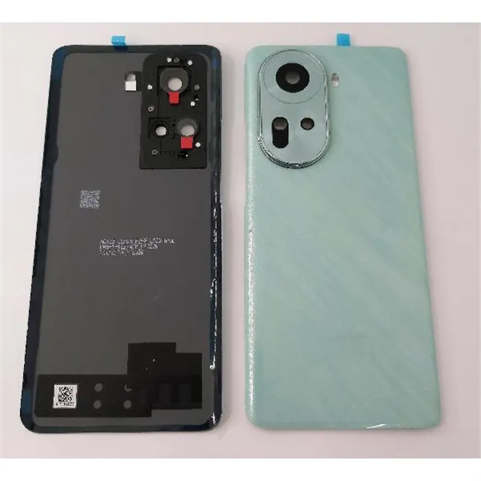 Tapa trasera o tapa bateria verde mas lente de camara para Oppo Reno 11 calidad premium