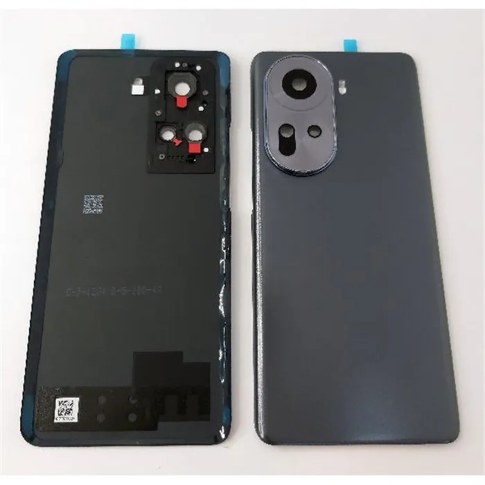 Tapa trasera o tapa bateria gris mas lente de camara para Oppo Reno 11 