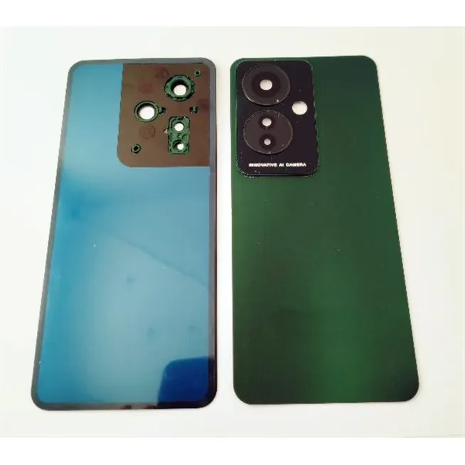 Tapa trasera o tapa bateria verde para Oppo Reno 11 F 5G CPH2603 con cristal de camara