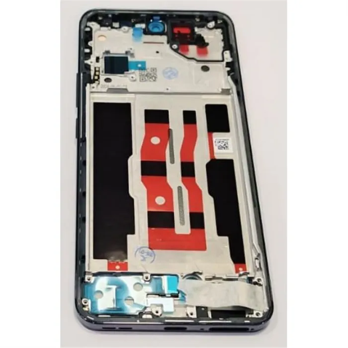 Pantalla lcd para Oppo Reno 12 5G CPH2625 mas tactil negro con marco negro calidad premium