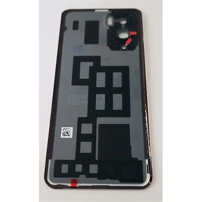 Tapa trasera o tapa bateria blanca roja para Oppo Reno 12 5G CPH2625 con cristal de camara