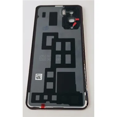 Tapa trasera o tapa bateria blanca roja para Oppo Reno 12 5G CPH2625 con cristal de camara