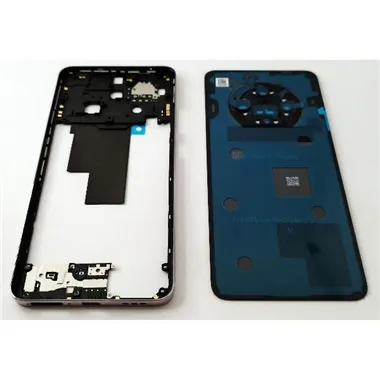 Tapa trasera o tapa bateria naranja para Oppo Reno 12 F 5G con cristal de camara