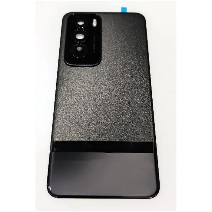 Tapa trasera o tapa bateria negra para Oppo Reno 12 Pro 5G con cristal de camara