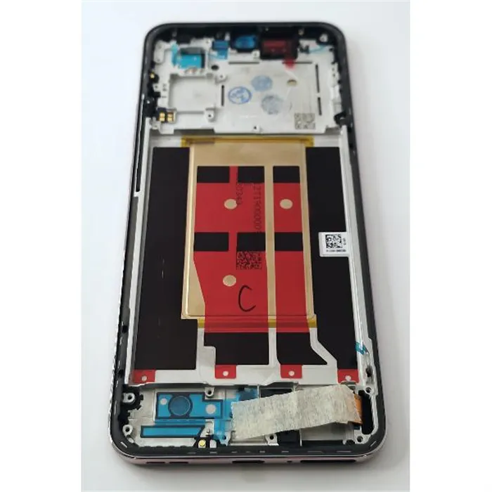 Pantalla lcd para Oppo Reno 12 Pro 5G CPH2629 mas tactil negro con marco rosa compatible TFT