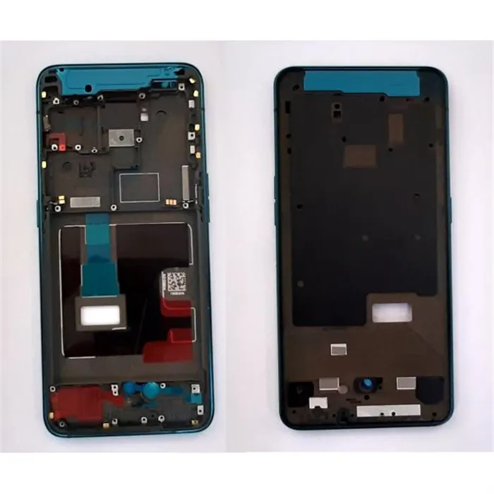 Carcasa central o marco verde para Oppo Reno 2 CPH1907 PCKM00 PCKT00 calidad premium