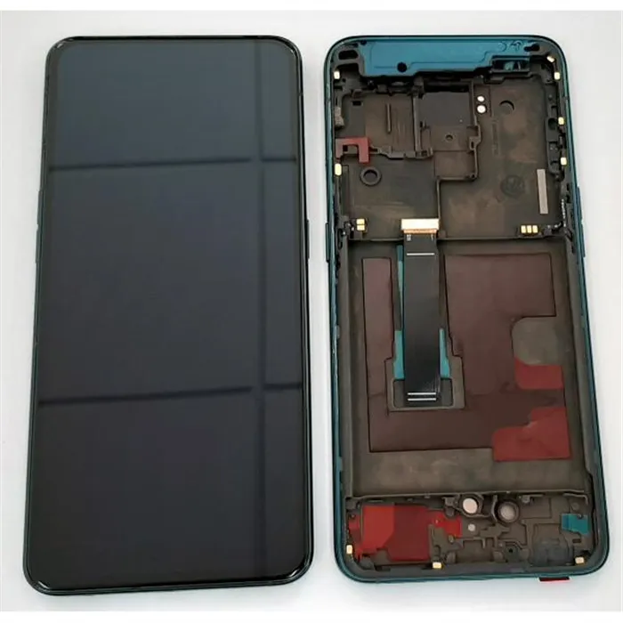 Pantalla LCD para Oppo Reno 2 CPH1907 PCKM00 PCKT00 mas tactil negro mas marco verde calidad premium