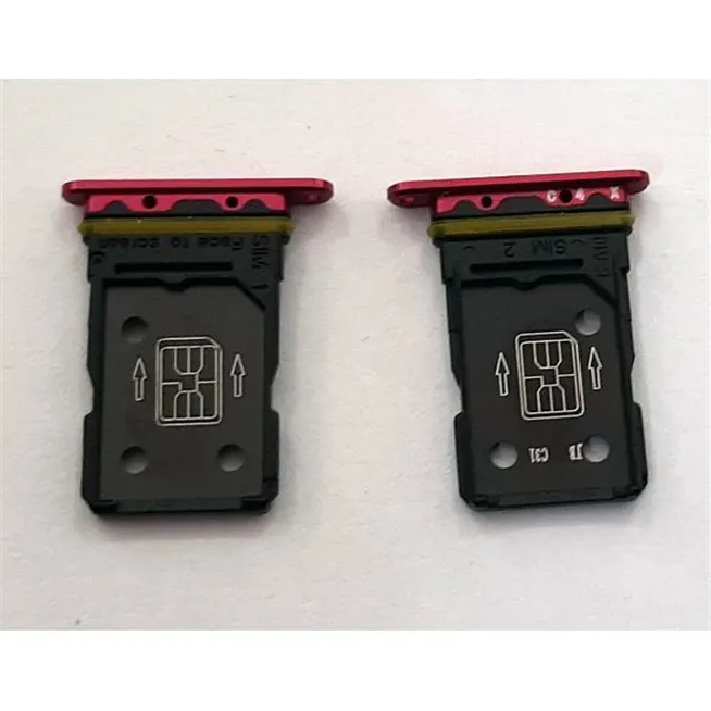 Soporte o bandeja dual sim roja para Oppo Reno 3 Pro calidad premium
