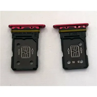 Soporte o bandeja dual sim roja para Oppo Reno 3 Pro calidad premium