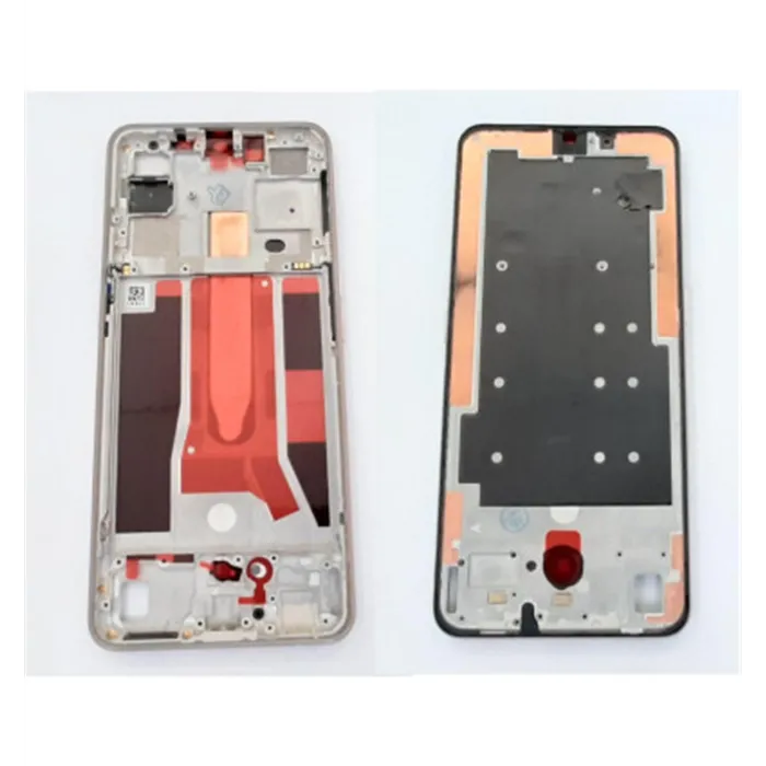 Carcasa central o marco dorado para Oppo Reno 3 calidad premium
