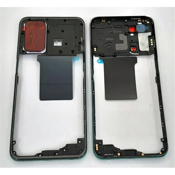 Carcasa central o marco purpura/verde para Oppo Reno 4 calidad premium
