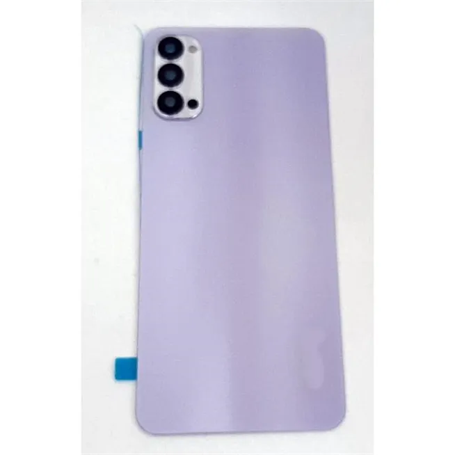 Tapa trasera o tapa bateria purpura para Oppo Reno 4  mas cubierta camara
