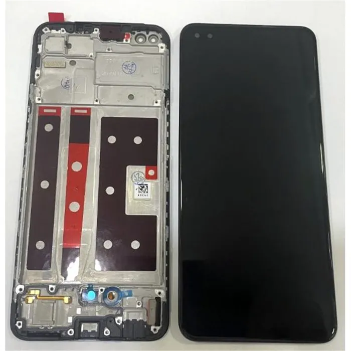 Pantalla lcd para Oppo Reno 4 Lite mas tactil negro mas marco negro calidad premium