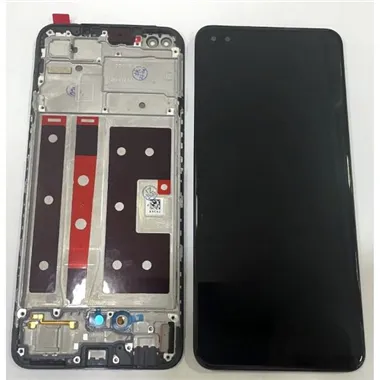 Pantalla lcd para Oppo Reno 4 Lite mas tactil negro mas marco negro calidad premium