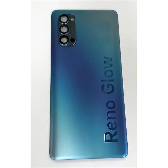 Tapa trasera o tapa bateria azul para Oppo Reno 4 Pro 5G mas cubierta camara